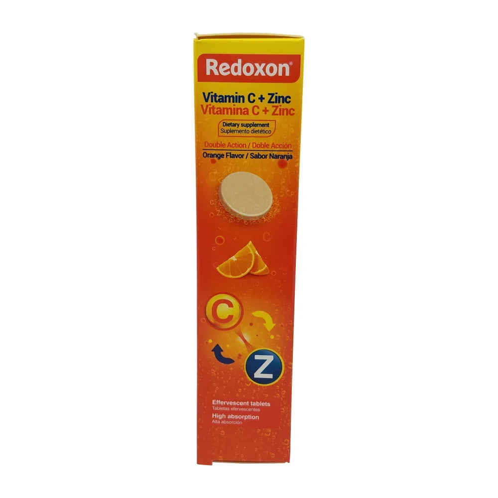 Vitamin Supplement. C Pack Redoxon Tablets. Dietary oz. 20 with of Zinc. 6 2.82
