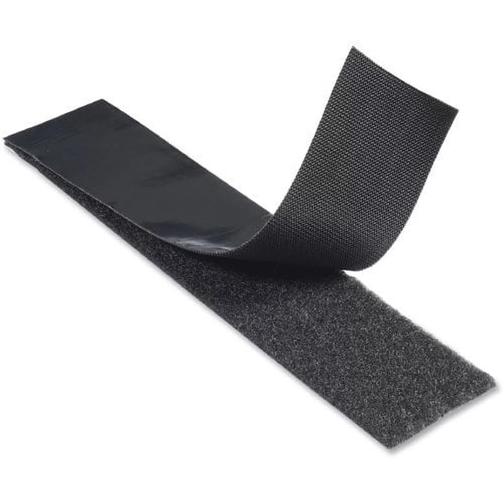 Strength VELCRO Black x 2 Industrial Feet Inches Roll, 15