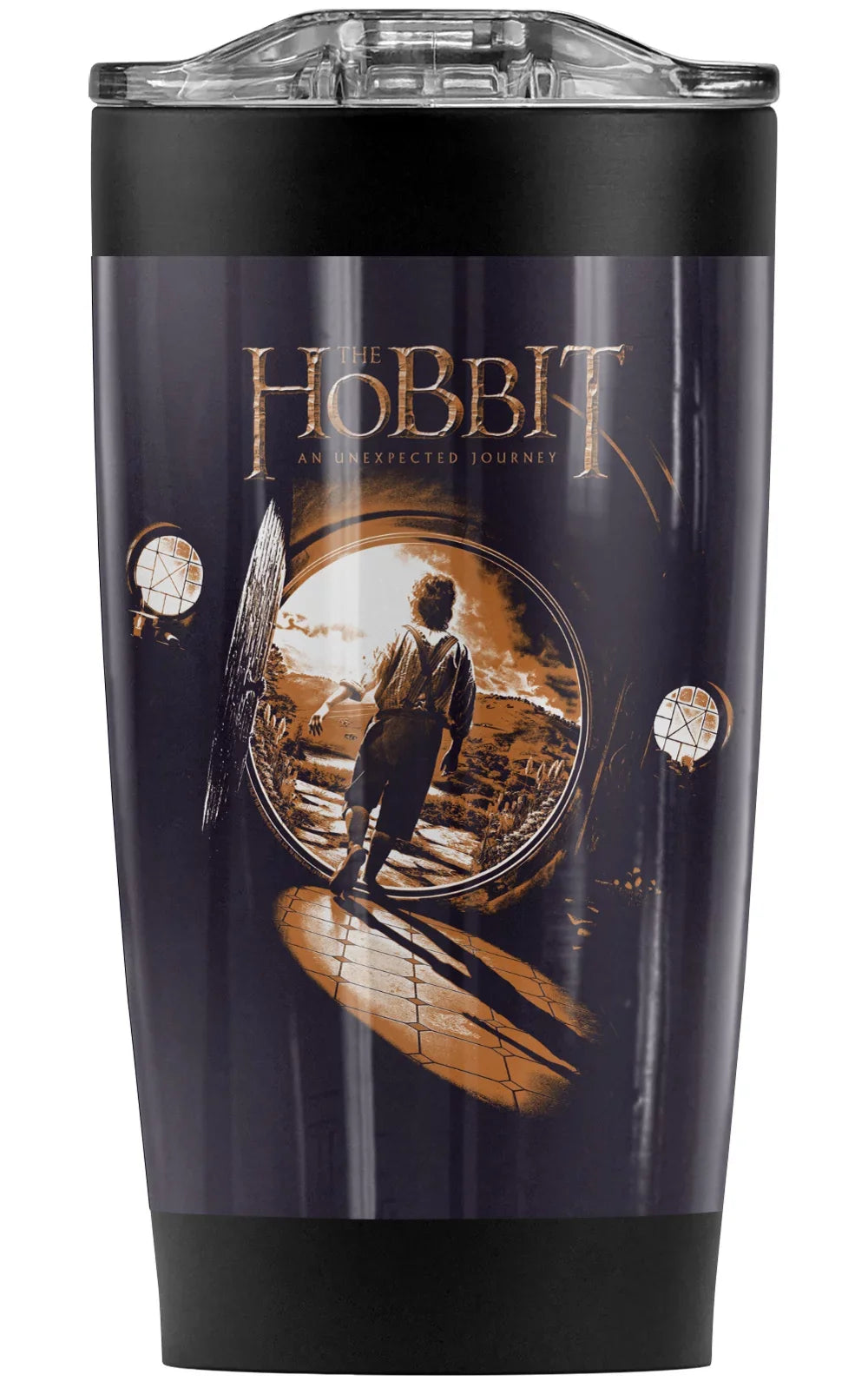 Wall & Vacuum and 20 Hot Lid Travel Cold Sliding Insulated Leakproof Great | Drinks Beverages Mug/Cup, Hobbit/Hole The with Double oz for Coffee Tumbler Steel Bilbo Stainless