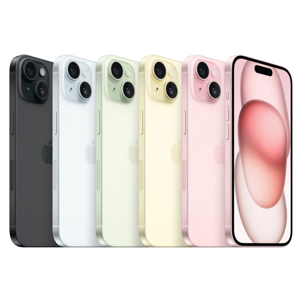 Prepaid 256GB, Apple Talk iPhone Yellow Straight Smartphone 15, -