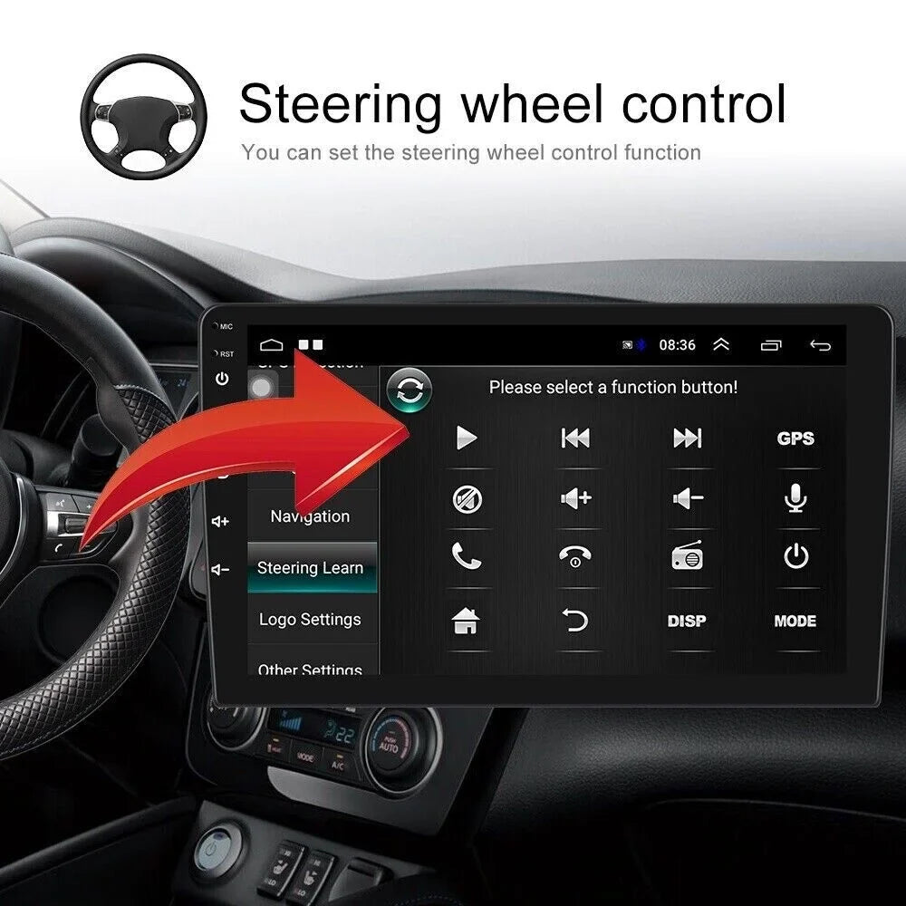 2+32G, GPS Carplay Honda Stereo Auto Video Accord Camera Black 12 WIFI 1280*720 Android Car Backup Radio Player Wireless for 2008-2013 Android 8 SWC Screen Navigation 10.1" Support