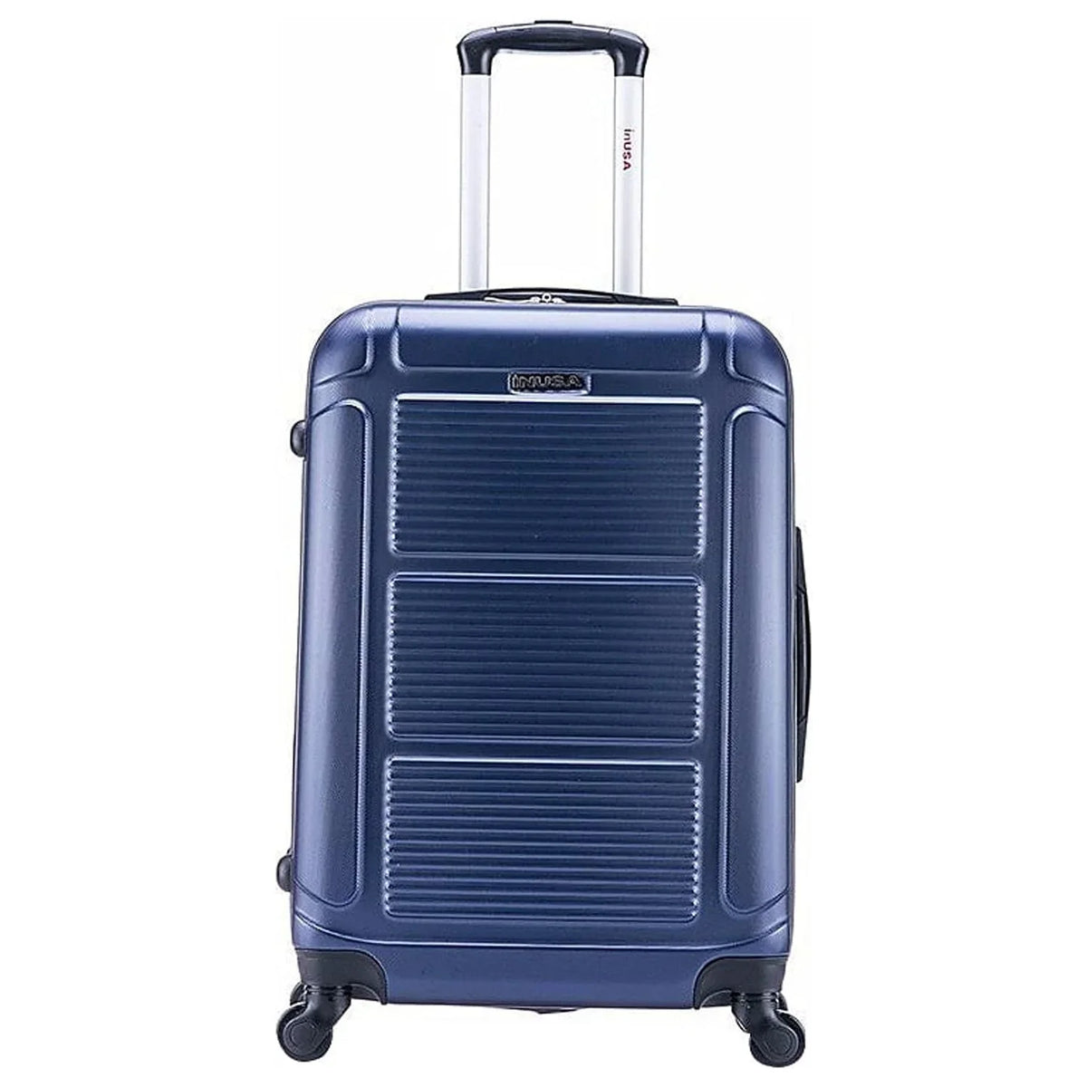 4-Wheel (IUPIL00M-BLU) Blue InUSA Medium Plastic Spinner Luggage Pilot