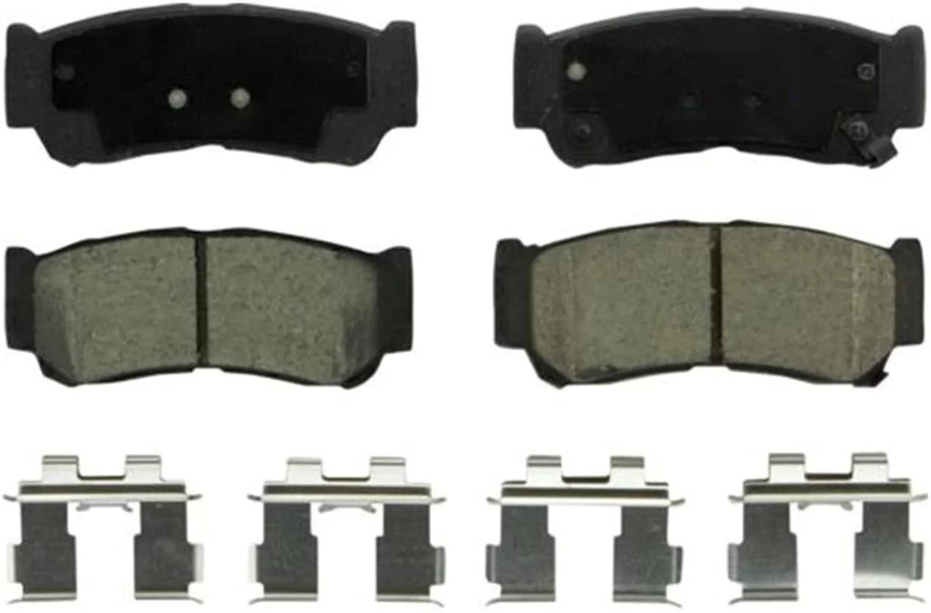 Brake 2009 Brakes Front Detroit for 2007 - Replacement Santa Pads Hyundai Brake and Axle 2008 Pads Fe Ceramic Rear w/Hardware