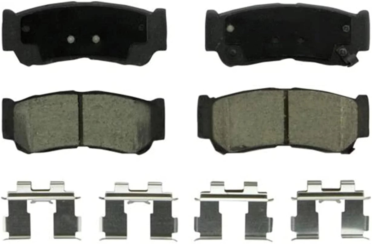 Brake 2009 Brakes Front Detroit for 2007 - Replacement Santa Pads Hyundai Brake and Axle 2008 Pads Fe Ceramic Rear w/Hardware