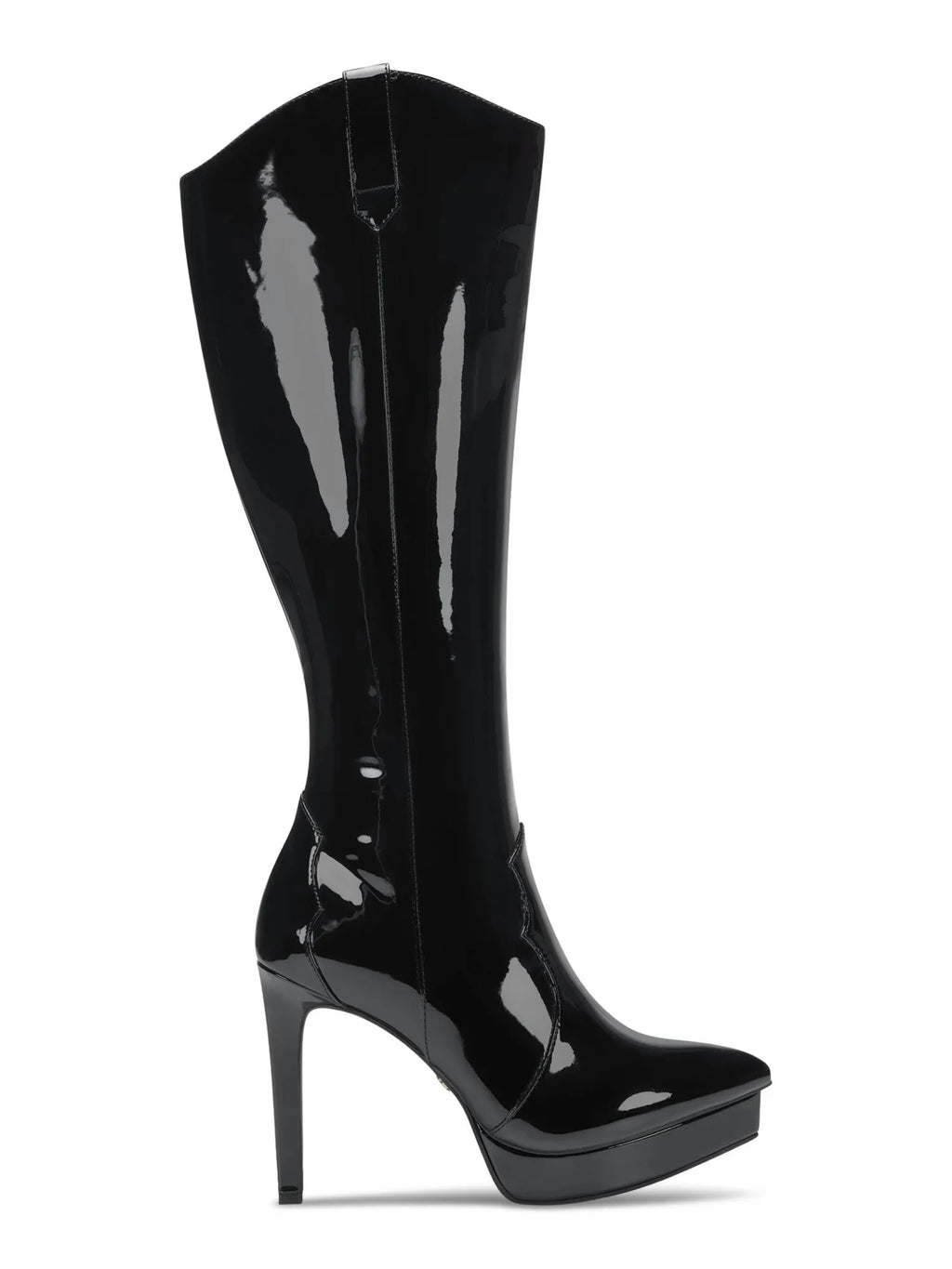 Boots Womens 5.5 Comfort Dress Zip-Up THALIA M Toe Black Stiletto 3/4" Trixi SODI Platform Pointy