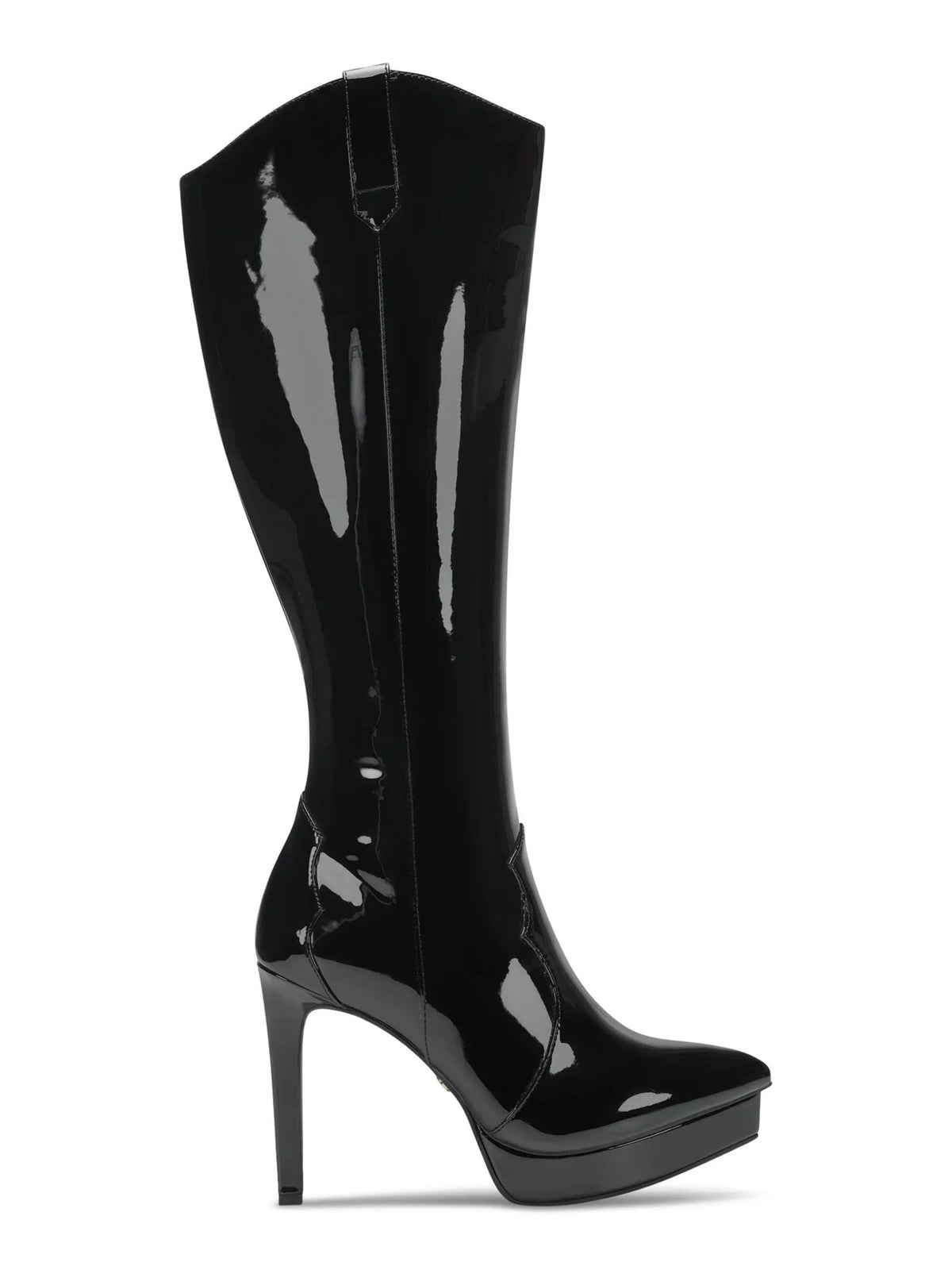 Boots Womens 5.5 Comfort Dress Zip-Up THALIA M Toe Black Stiletto 3/4" Trixi SODI Platform Pointy