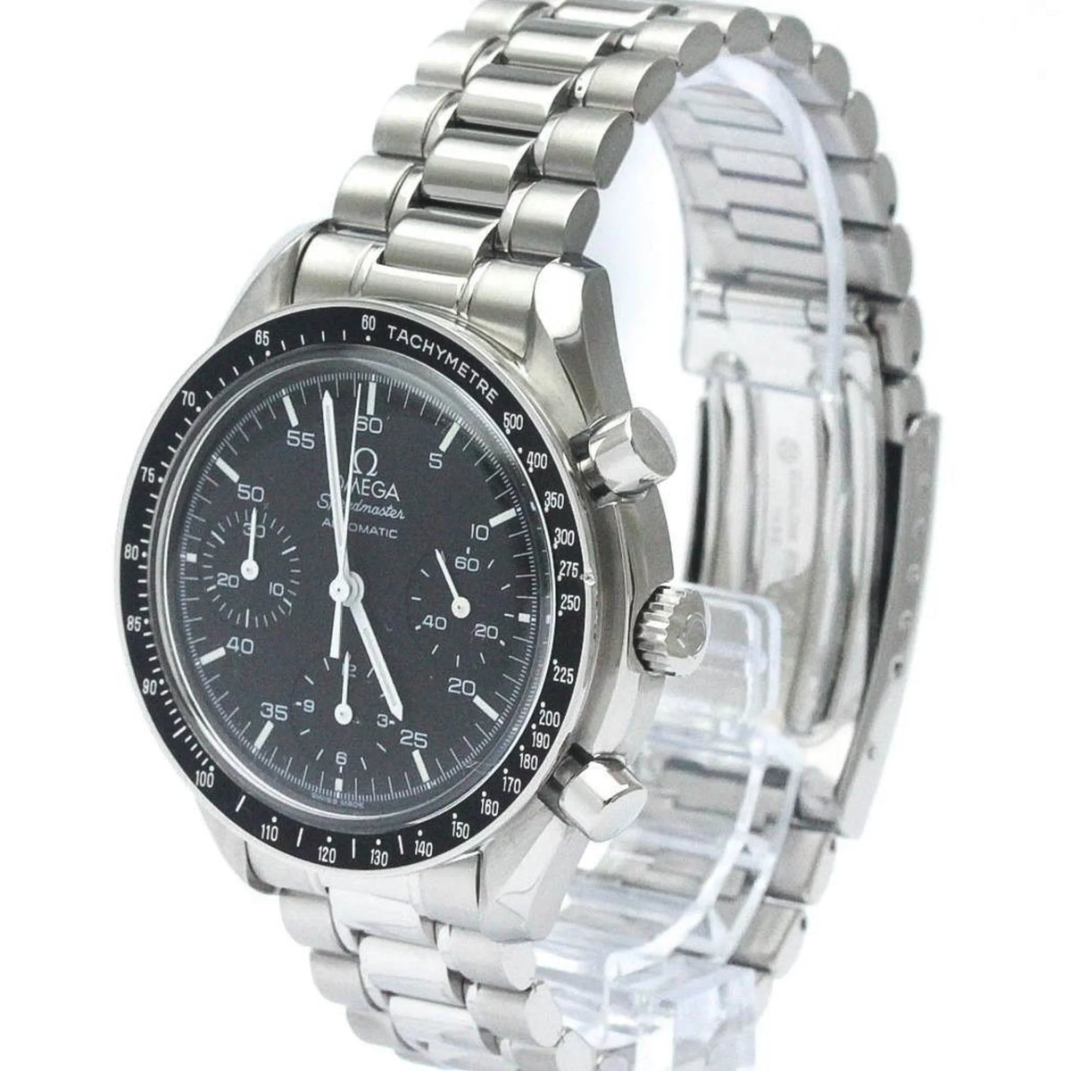 Pre-Owned OMEGA Speedmaster Automatic Watch Mens (Good) 3510.50 Steel Polished