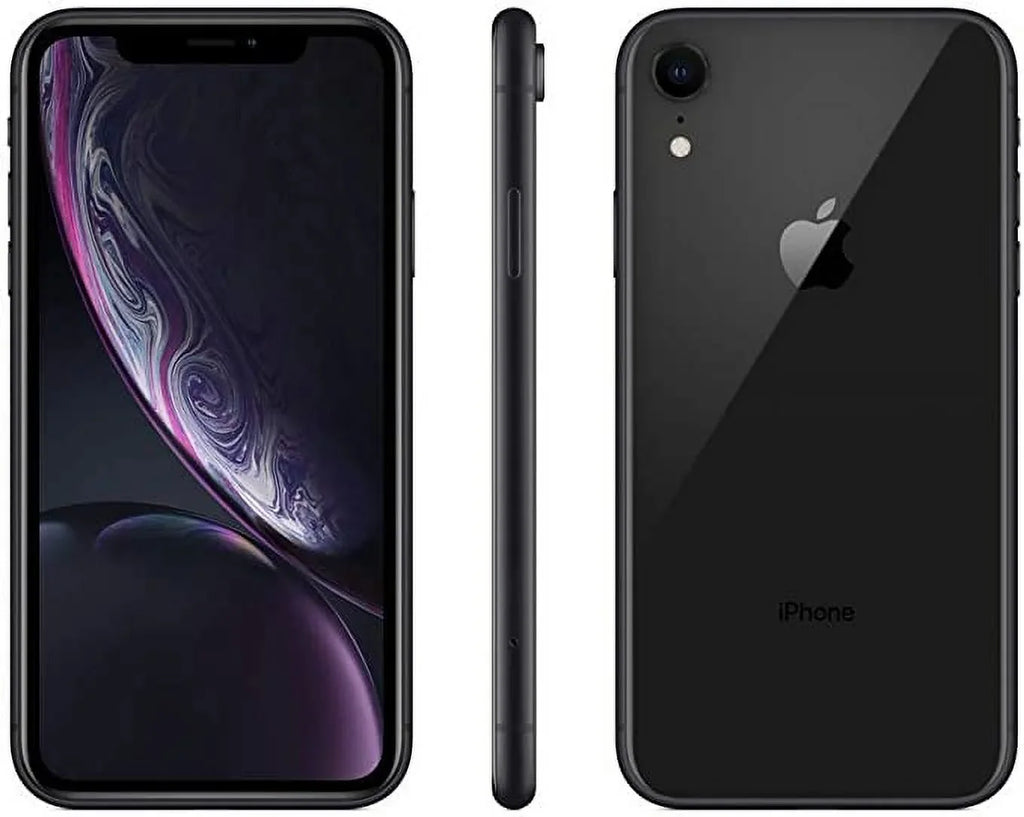 64GB TRACFONE MH5G3LL/A Pre-Owned - Good) BLACK IPHONE APPLE XR (Refurbished: