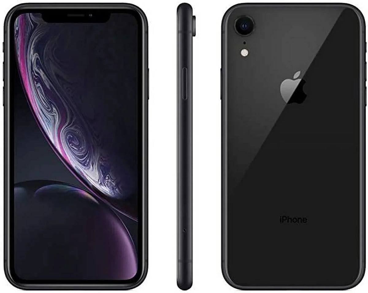 64GB TRACFONE MH5G3LL/A Pre-Owned - Good) BLACK IPHONE APPLE XR (Refurbished: