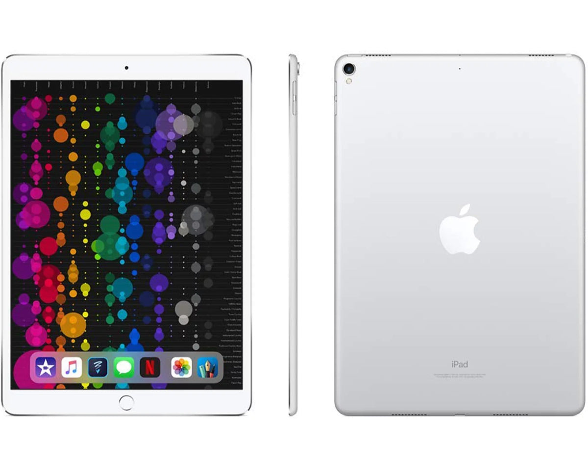 Pro Wi-Fi + 256GB Apple 4G Unlocked, - Restored Silver (Refurbished) 10.5 LTE iPad