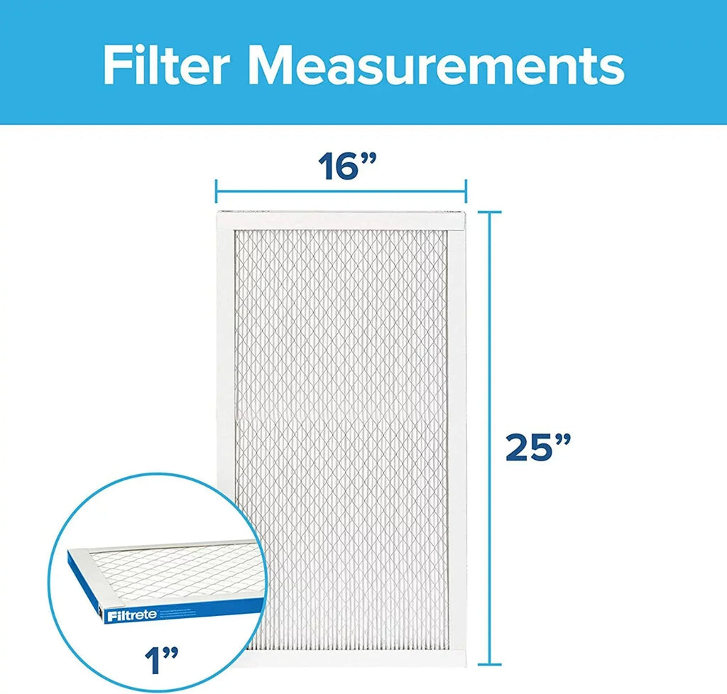 dimensions Healthy 16x25x1 2-Pack Filtrete x 1900 MPR 15.719 Living Air Allergen, 0.78 MERV Ultimate Filter 13, x 24.72 exact