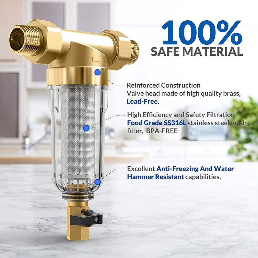 All Pipes Prevention Maintenance Rust Jahy2Tech Fits Primary Easy Pre-Filter Water Washable