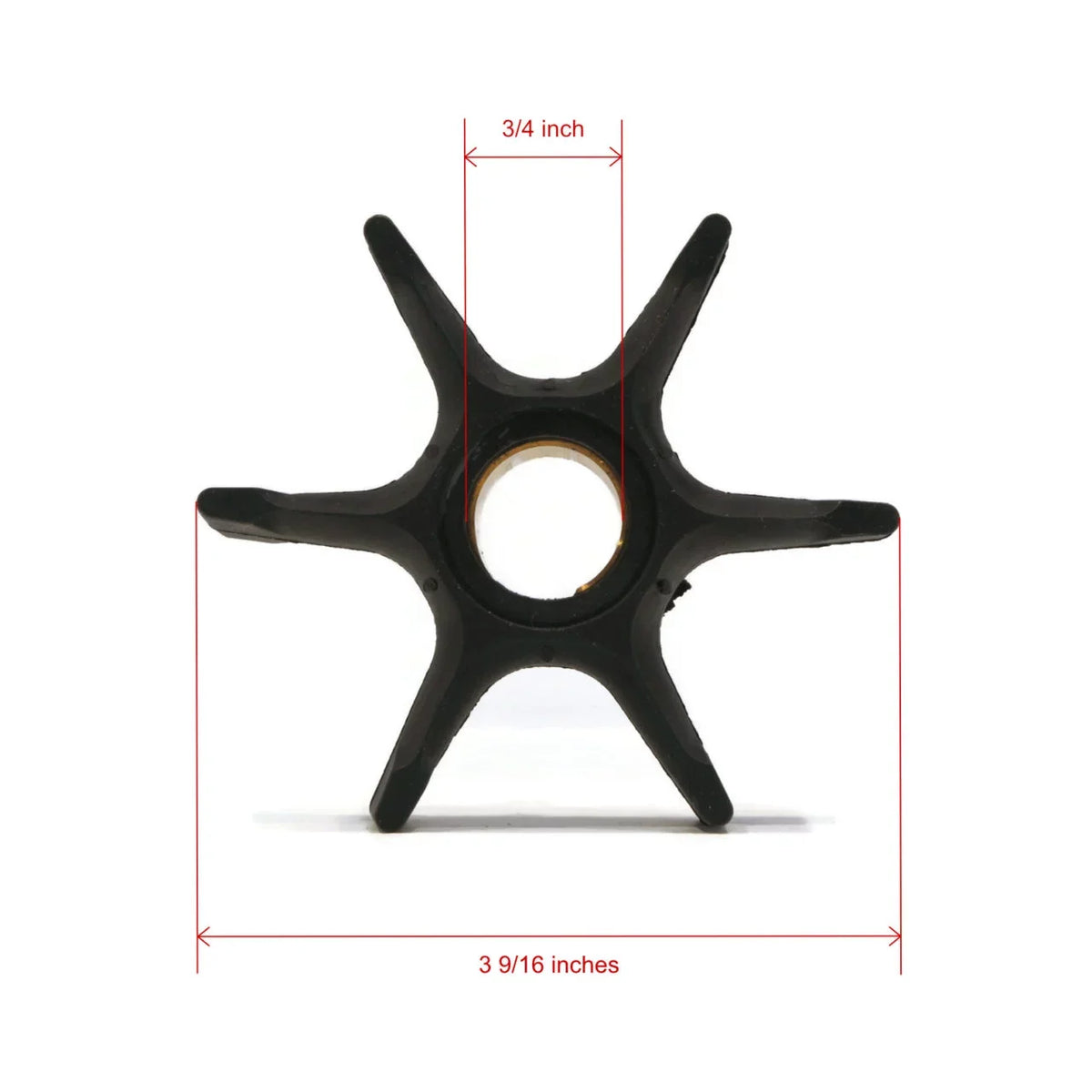 Impeller, ROP Shop Kit Pump The Evinrude Outboard E65WMLETD 1993 Water For | 65 HP Boat Housing