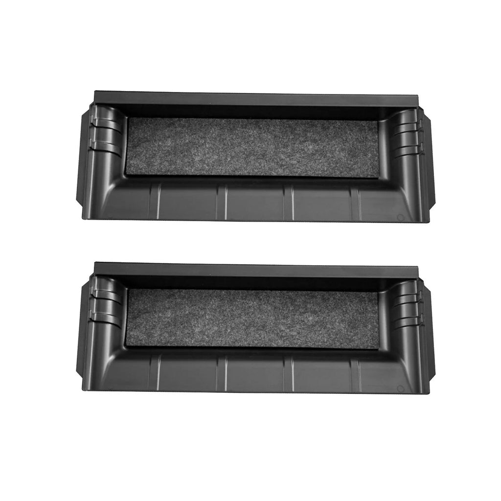 Driver Accessories Seat Box Passenger 2Pieces Container Underseat under Cubby 3 Hidden Car for Drawer Box Organizer Atto Bins Interior Storage