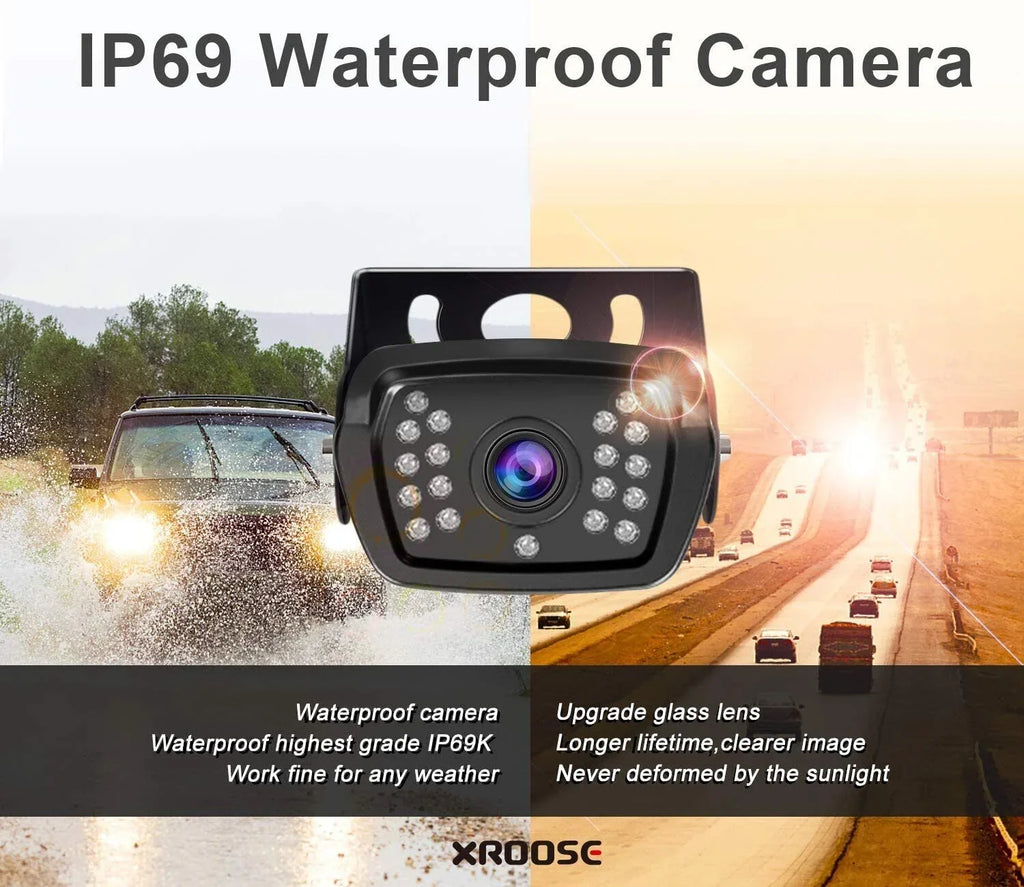 Monitor Tralier Camper Xroose View Car Rear Truck Parking RV 3.0 Night HD System Wireless Vision Van Backup FW04 Camera 7" 1080P Motohome for
