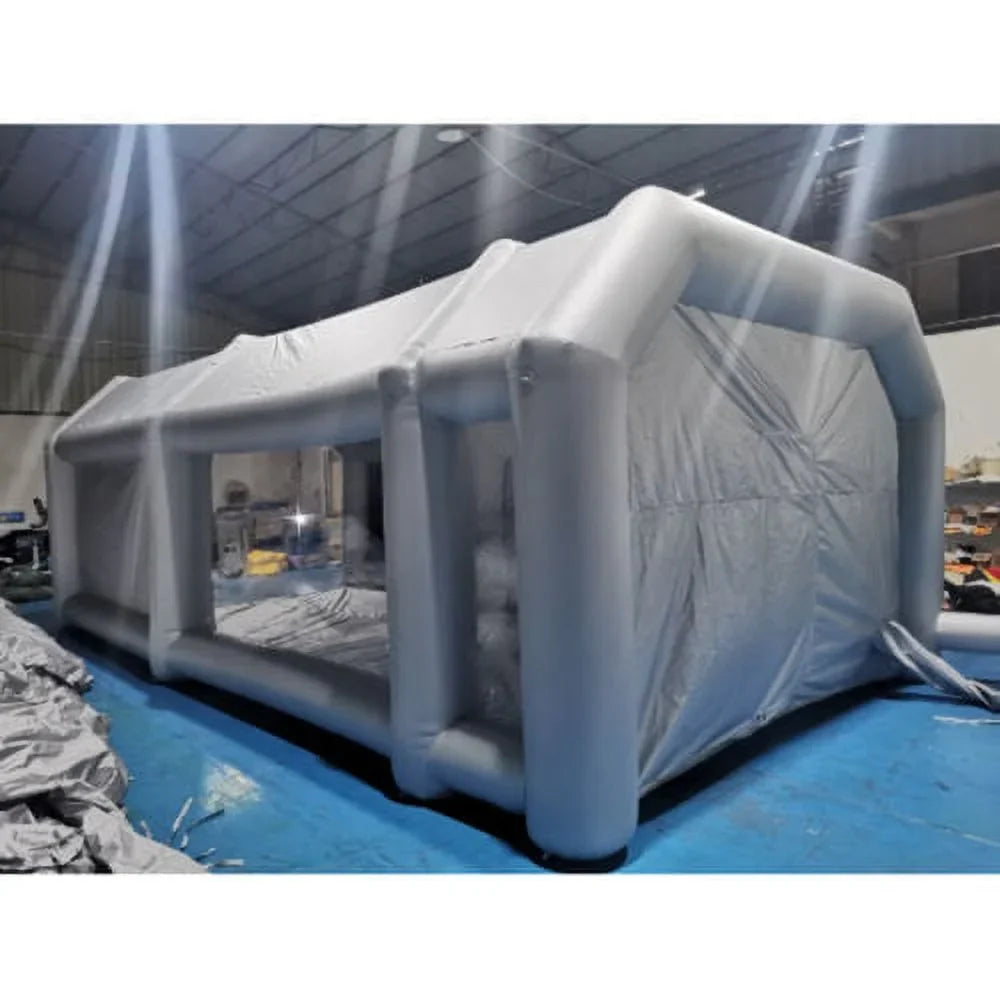 Paint Spray Car Filter Portable Tent Air Booth 28x15x10FT Inflatable Cabin