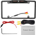 License 170° Vision 8 Viewing Camera Camera, Backup Rear Angle, Backup s Night with View Rear Waterproof Plate