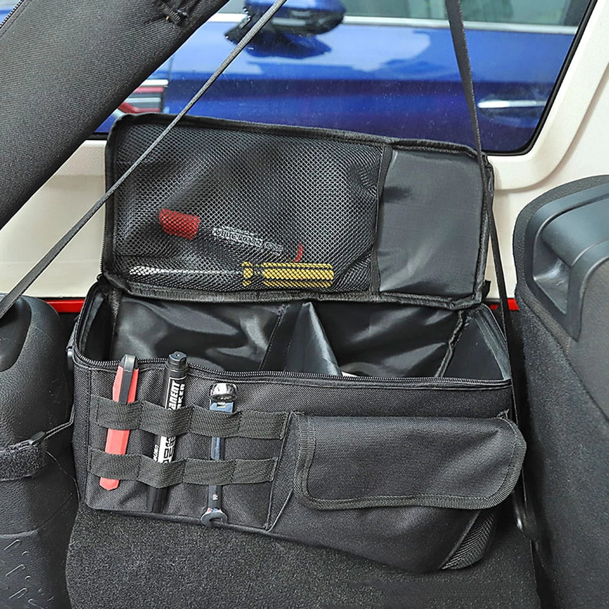 Pocket Bag 4 2024 2018-2024 for JL Organizer Tool Doors Interior Jeep Accessories Tidying Rear Trunk Stowing
