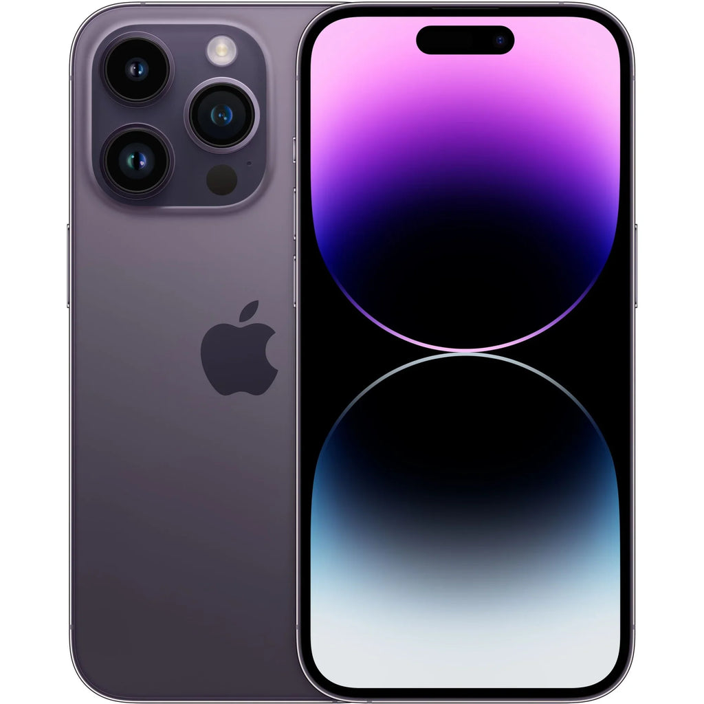 Apple Smartphone 256GB - CDMA Pre-Owned Refurbished-Good / Unlocked Purple 14 Deep GSM iPhone Max Pro