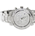 01(3 Ladies Diamond White Icetime Watch PT Platinum ct)