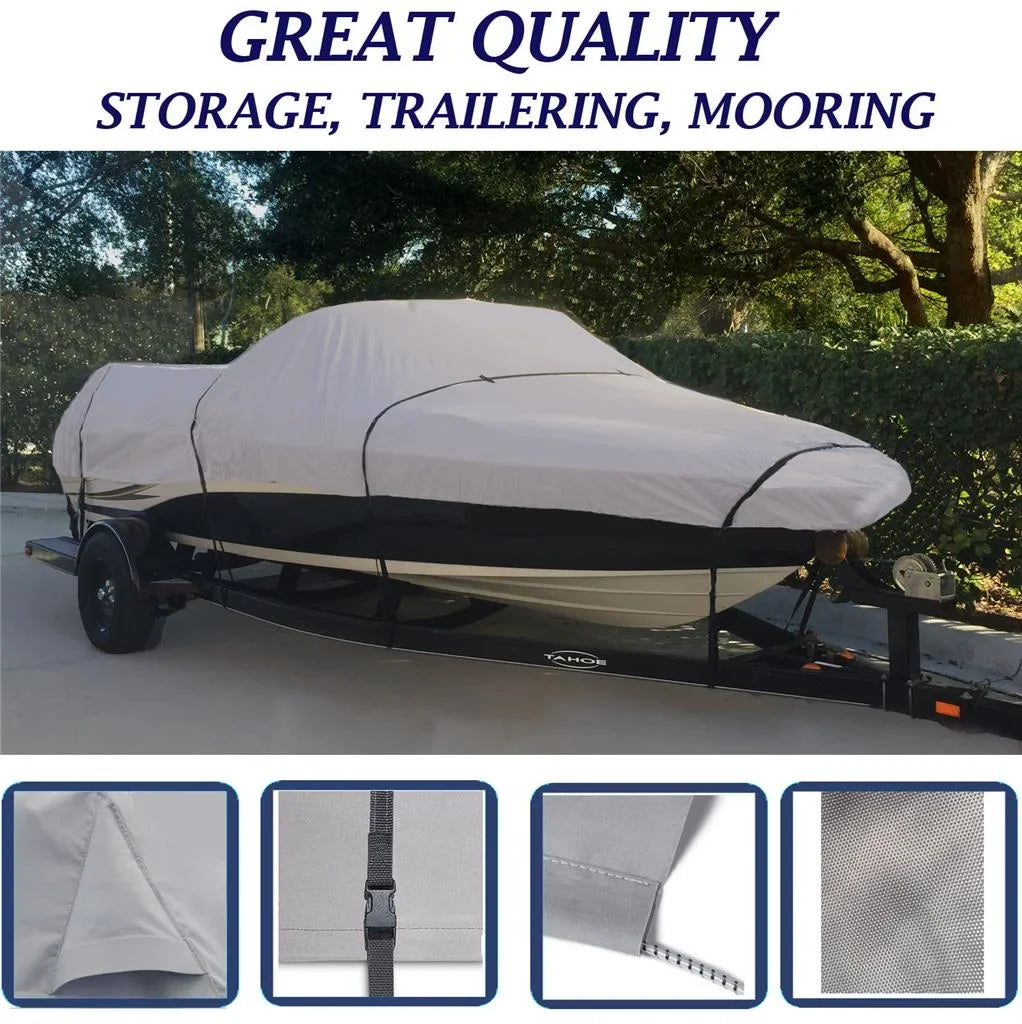 for RIVER LIFT Compatible 18'6" AS 2013-2015 SEAHAWK BOAT COVERED O/B COVER STORAGE, NORTH I/O TRAVEL,