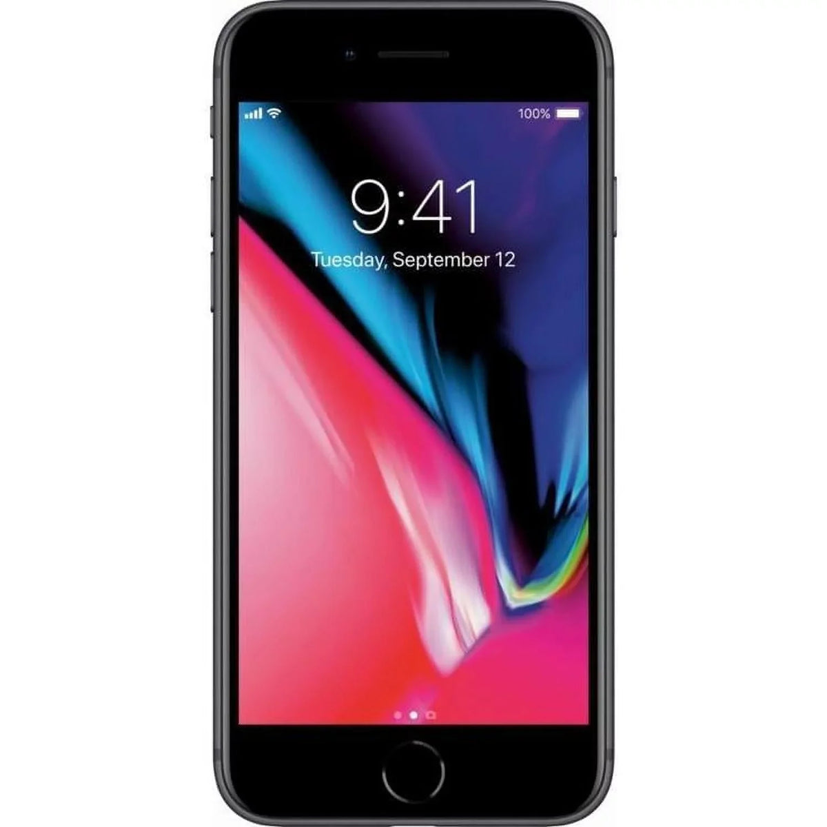 Unlocked) iPhone (Refurbished) Restored Apple 64GB A1863 8 Space (Fully Gray