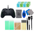Remappable Manual PC Bundle One, Series Cleaning Kit Gaming Like Xbox with V2 Black Controller Wolverine Razer - New Front-Facing Wired for - Axtion Xbox Buttons With Bolt X|S,