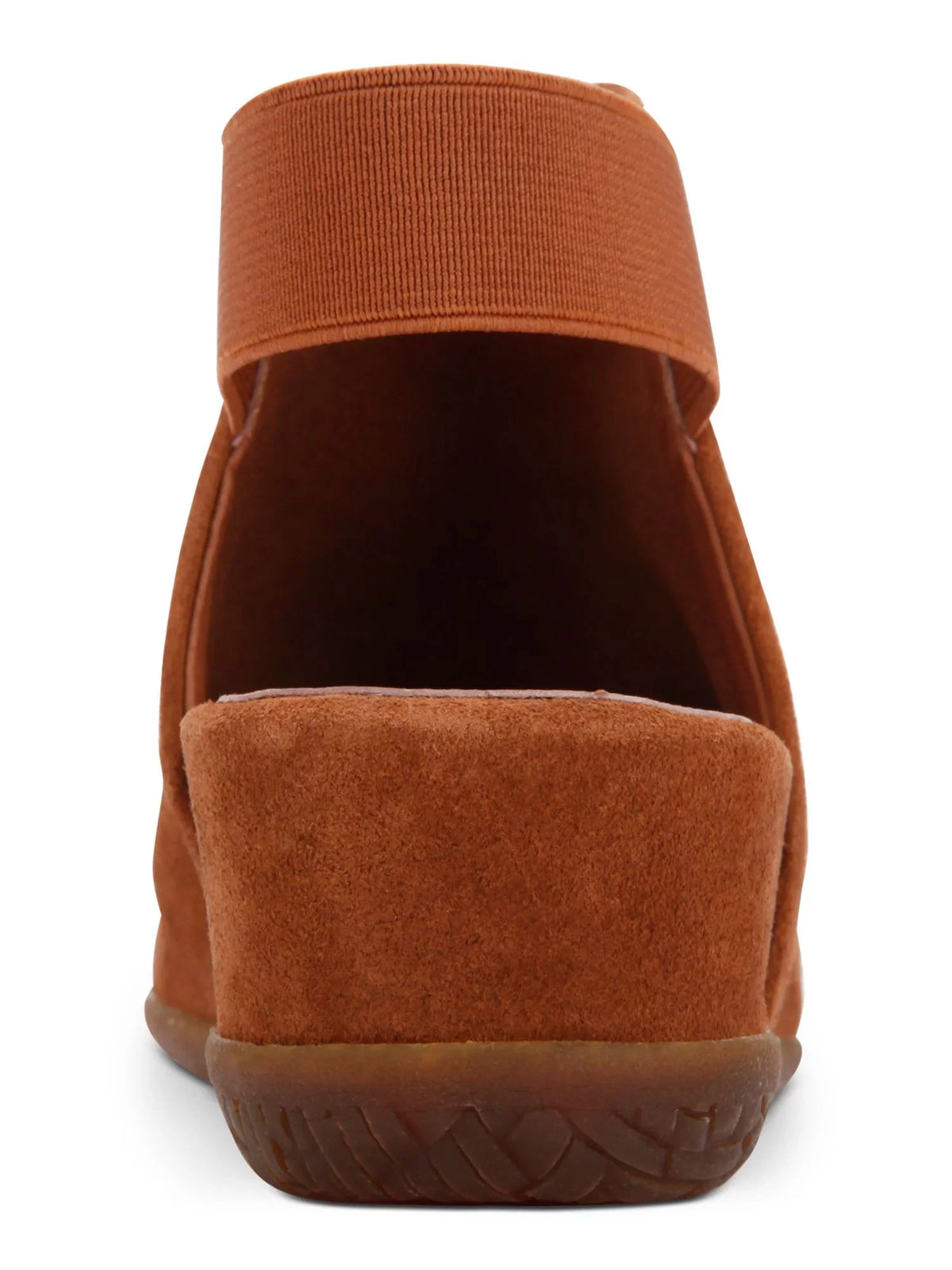 COLE Toe Gentle Shootie Ankle Slingback SOULS Estu KENNETH Womens Cushioned Luggage Strap Slip GENTLE 9 Souls Leather On Wedge Brown Square M