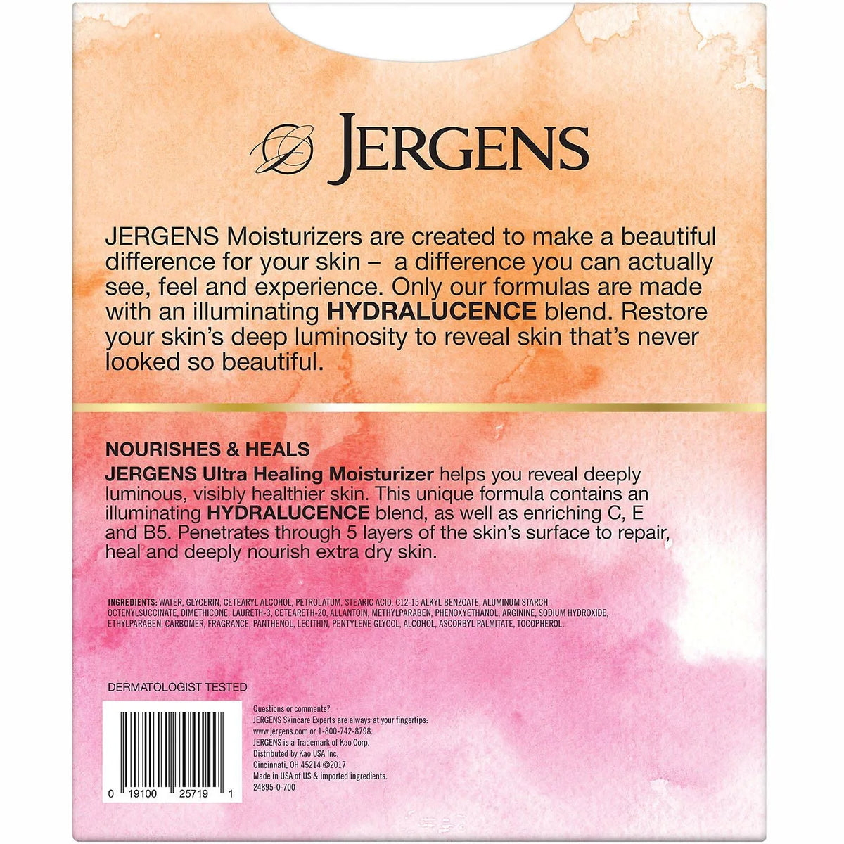 '- Jergens 3 oz.) oz. & Healing The - 1 Ultra Dry Extra (2 21 Skin fl. Moisturizers