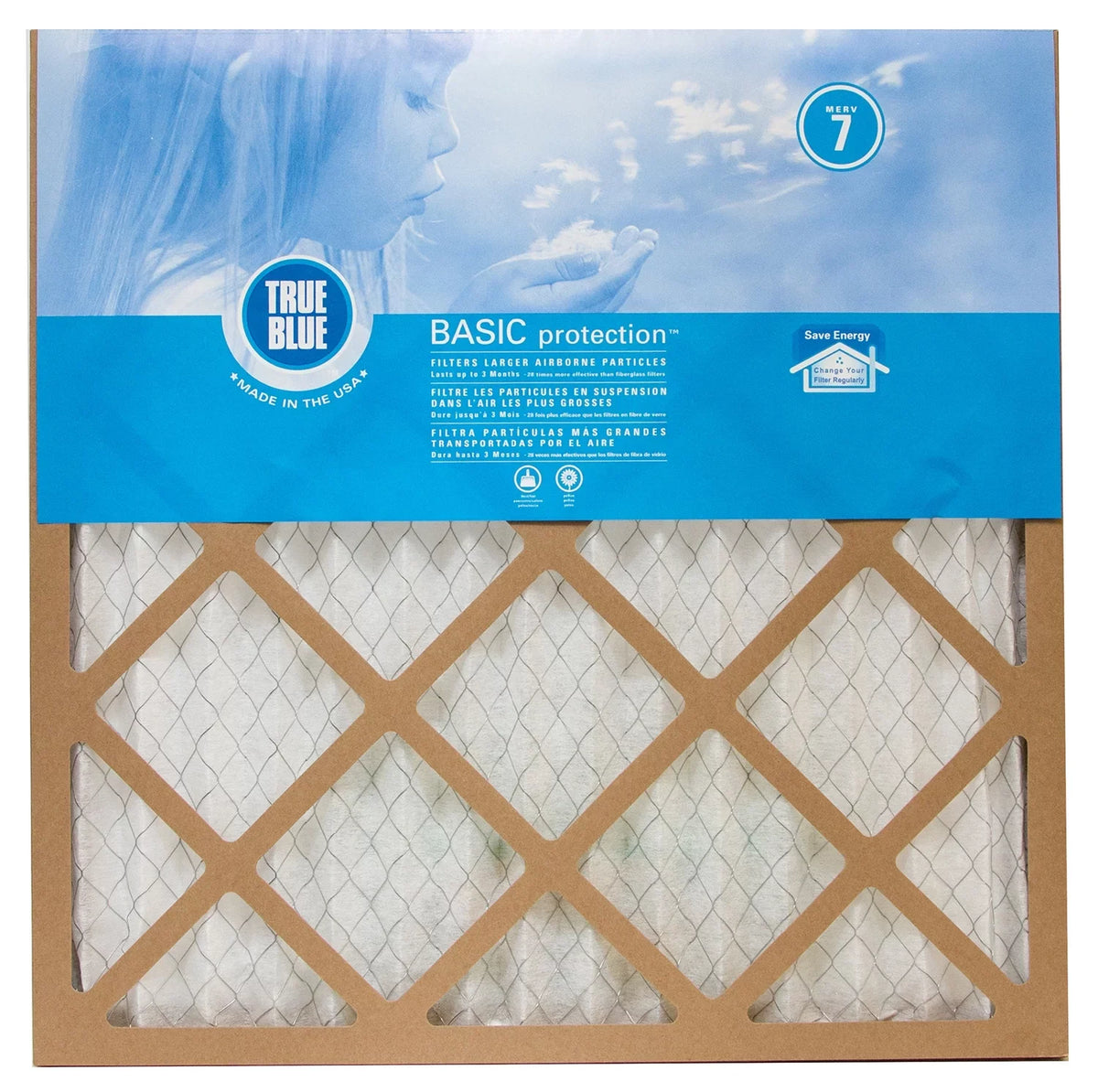 14x20x1 MERV Blue 7- True Air Basic Filter
