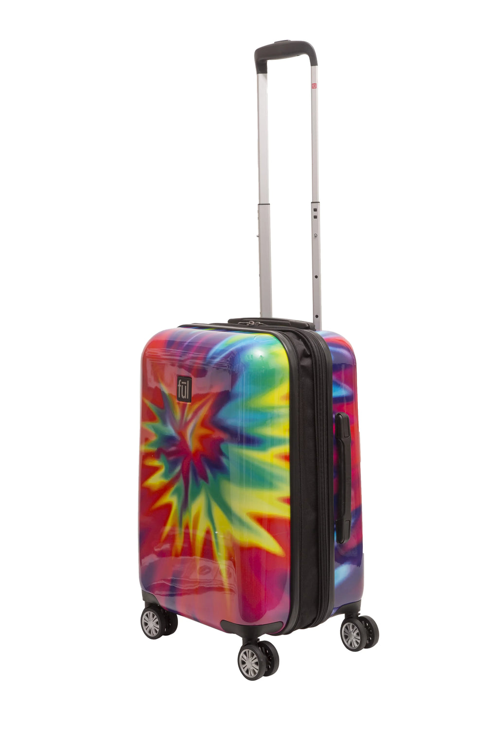 Hardshell Rolling Inch Wheels, Dye Tie-Dye Suitcase Rainbow Swirl On 22 Luggage, Carry Tie with