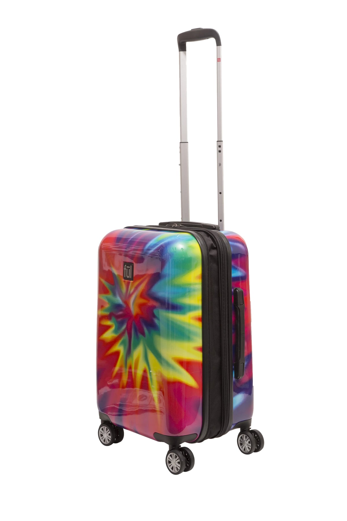 Hardshell Rolling Inch Wheels, Dye Tie-Dye Suitcase Rainbow Swirl On 22 Luggage, Carry Tie with