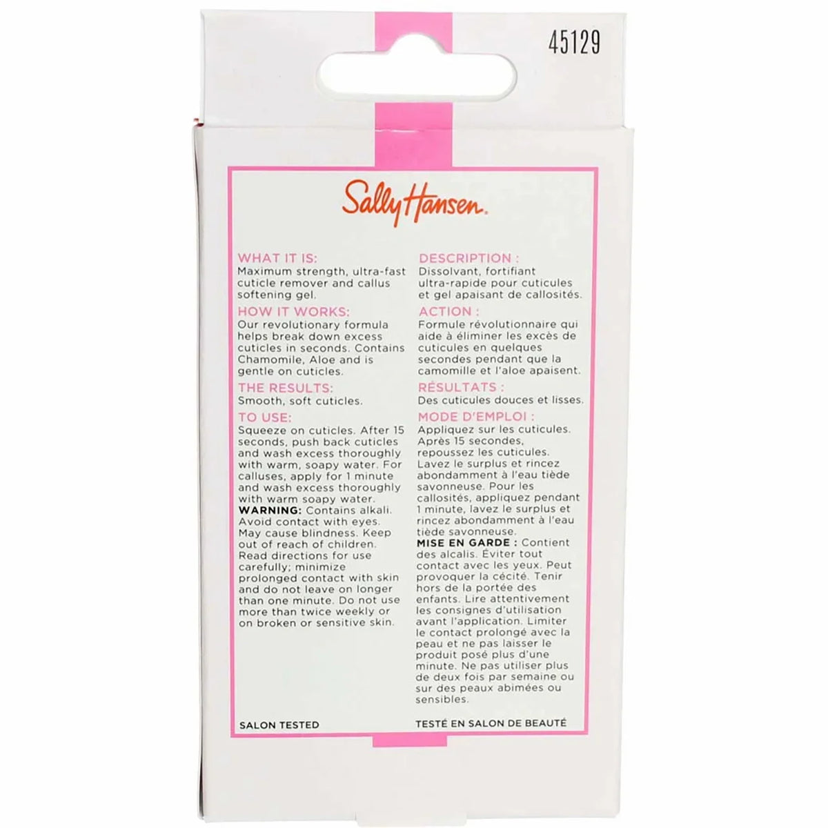 Instant (Pack Cuticle Remover Sally oz of 4) Hansen 1