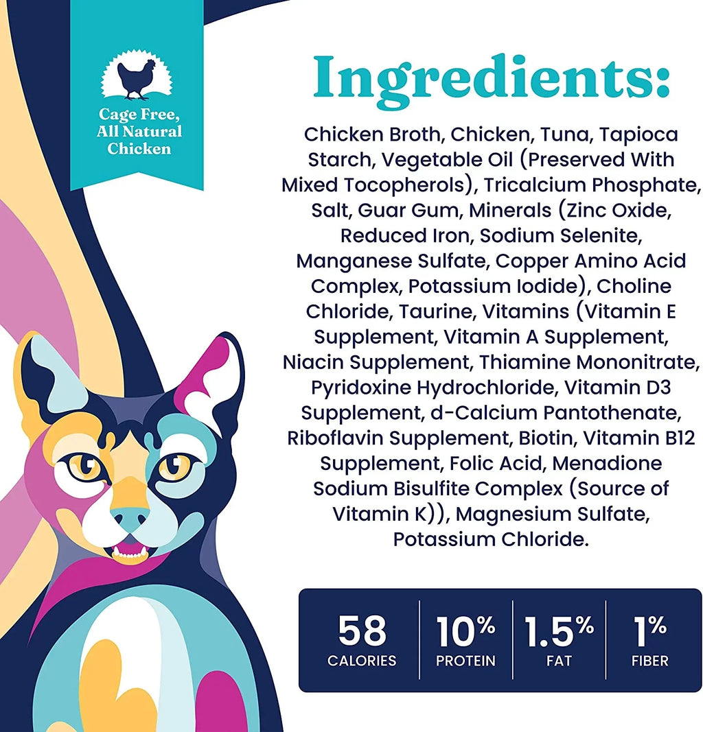 Nature's Wet Support Gluten Health Tuna & Shreds Grain Free Sensitive Gold Wet in for & Cat - - & - Canned Digestive Food Pack with Gravy Chicken Harmony Cat Food 24 Solid Real Food Stomach Made Cat