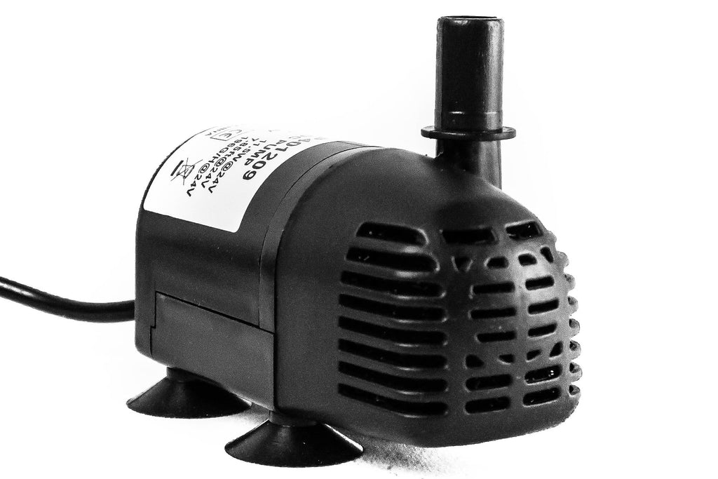 Hydroponics DC 12V-24V Fountain Brushless 196 Submersible Water Solar for GPH Pump and AEO Aquaponics