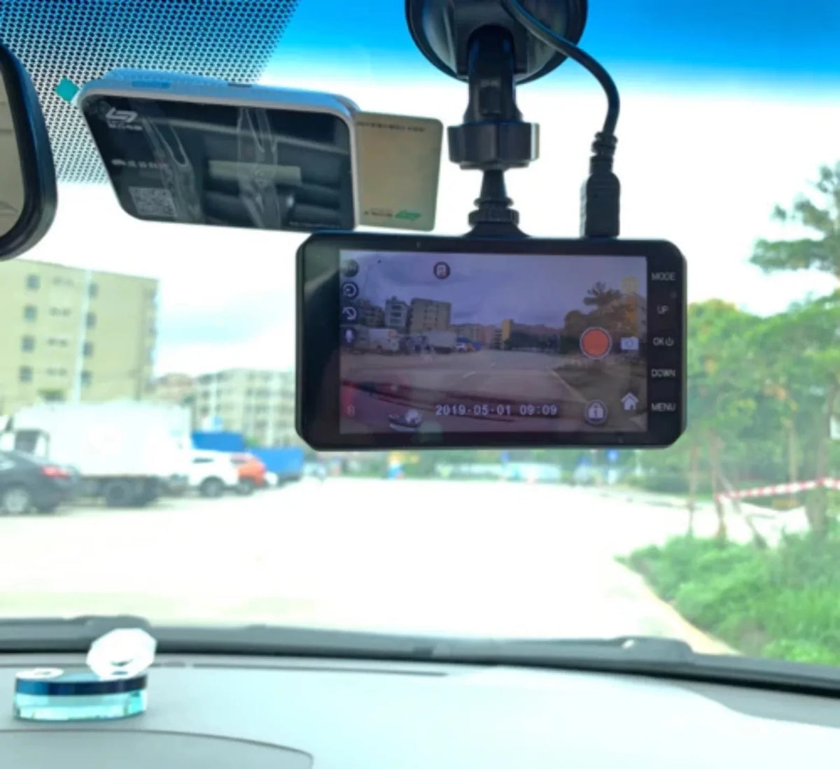 Dash Cam Car 4 Driving DVR Video Recorder LCD Dual Vehicle Lens 1080P Camera