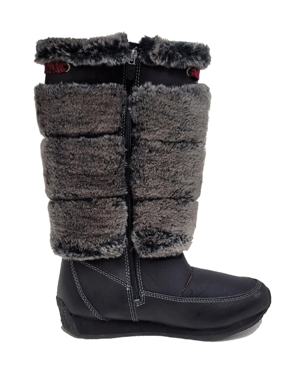 US Black Timberland Preschool Tall Youth Winterberry size 59794 1.5 Boot Fur Medium