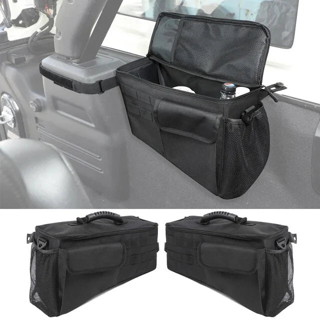 Pocket Bag 4 2024 2018-2024 for JL Organizer Tool Doors Interior Jeep Accessories Tidying Rear Trunk Stowing