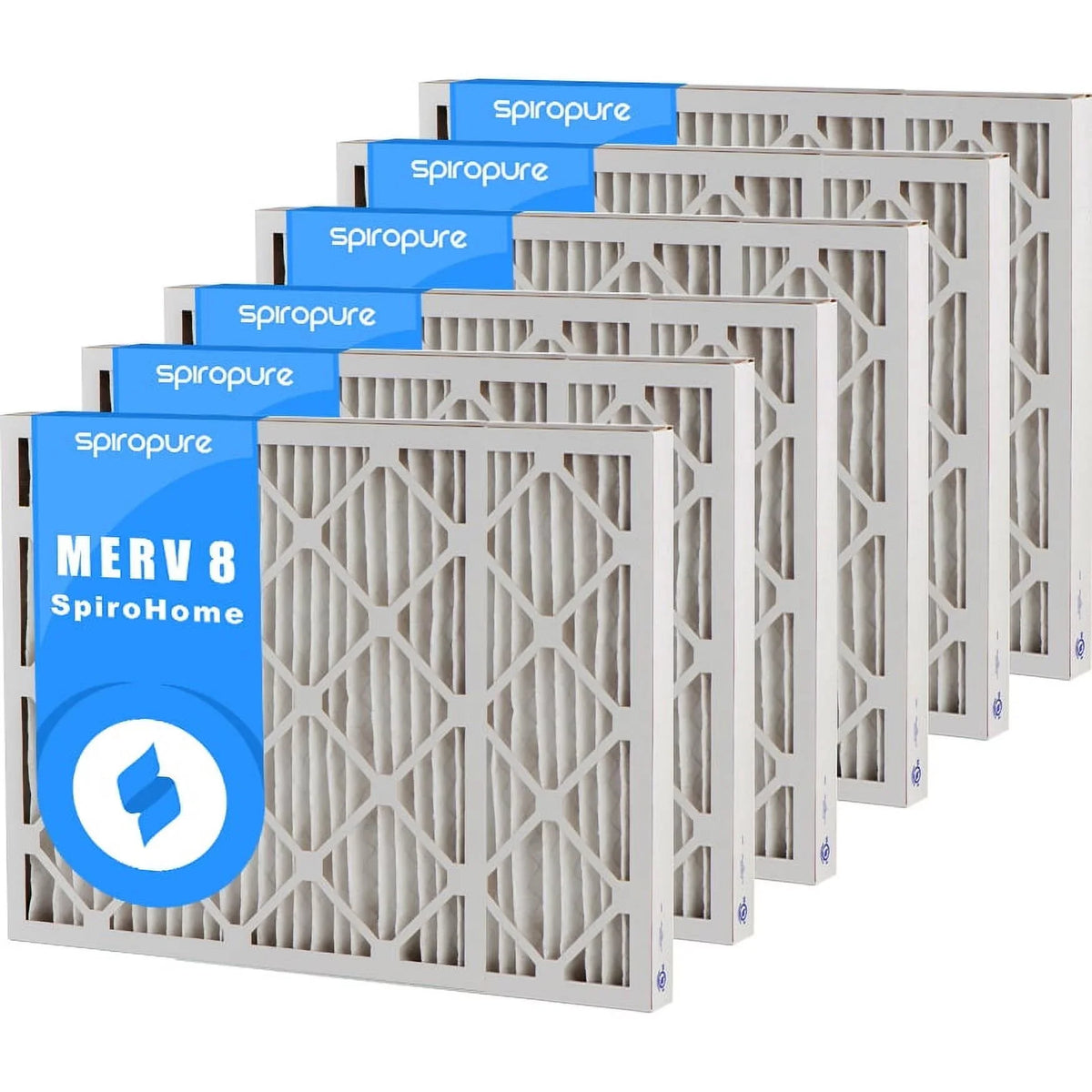 Pack) Pleated Filters Air in USA 15.75X31.75X2 Made (6 MERV - SpiroPure 8