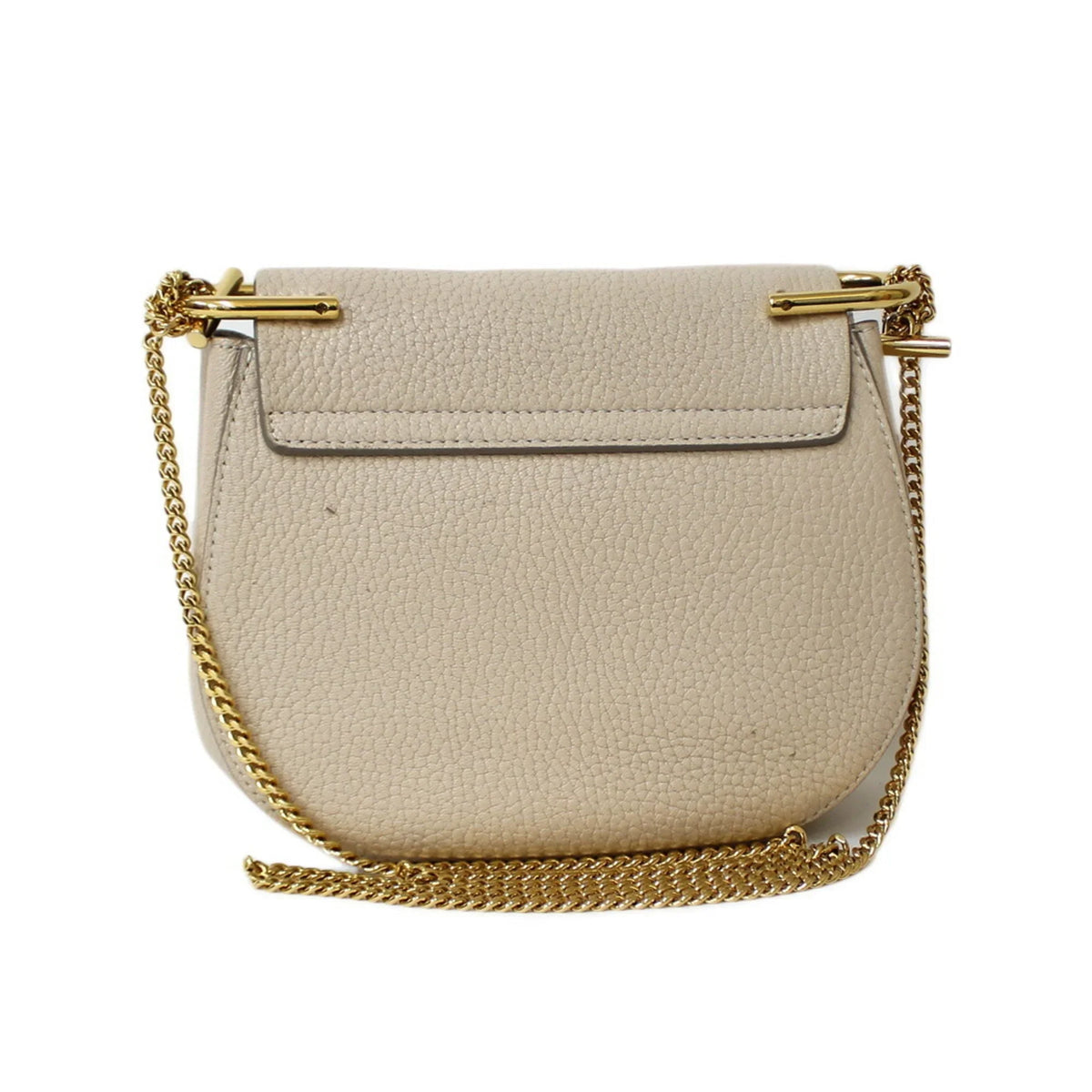 Shoulder Beige Chloe Chain Leather BRB01000000002558 (Fair) Ladies Bag Chloé Pre-Owned