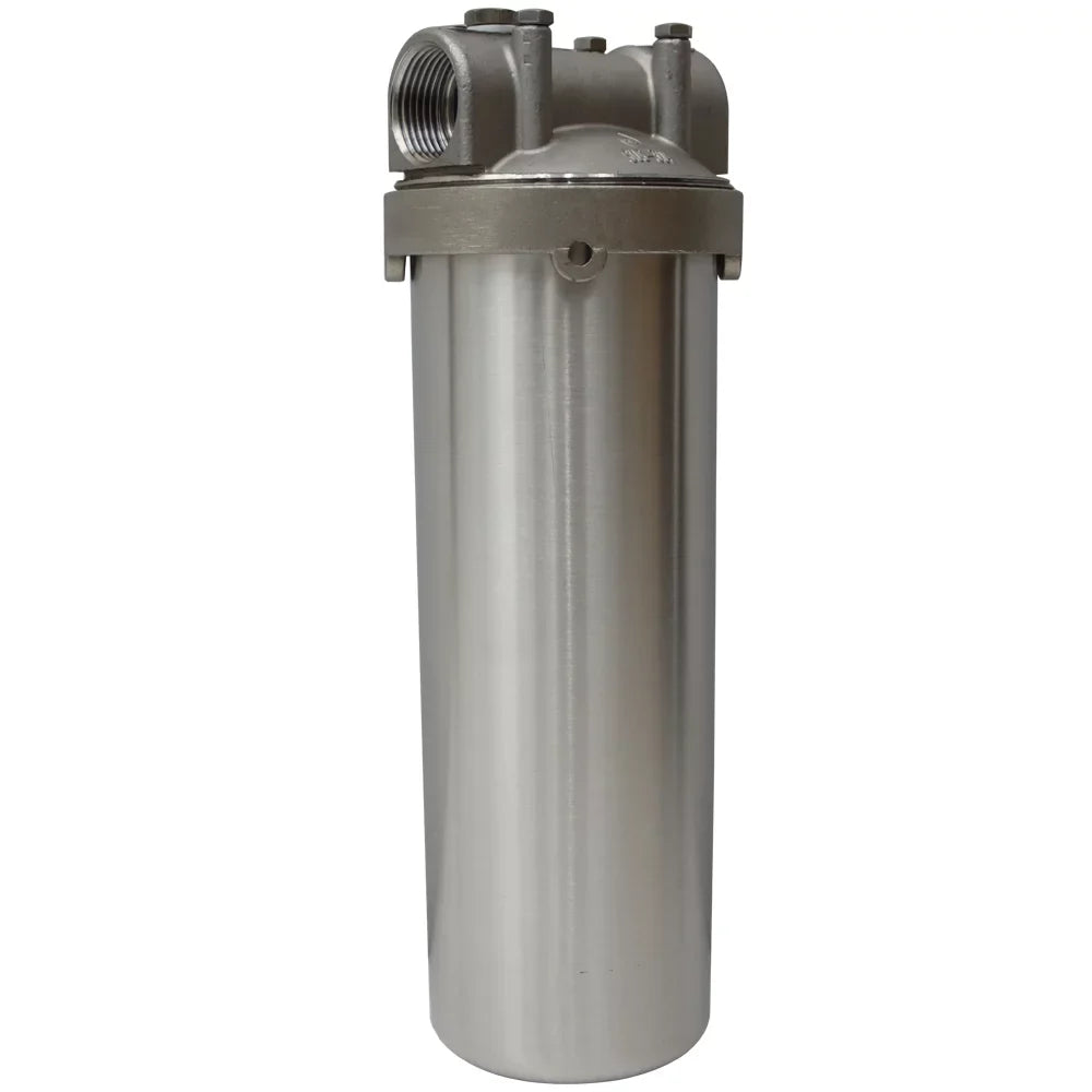 Water Heavy-duty Bracket Pressure PreAsion with 1"NPT Cartridges for Filter 10"L Housing