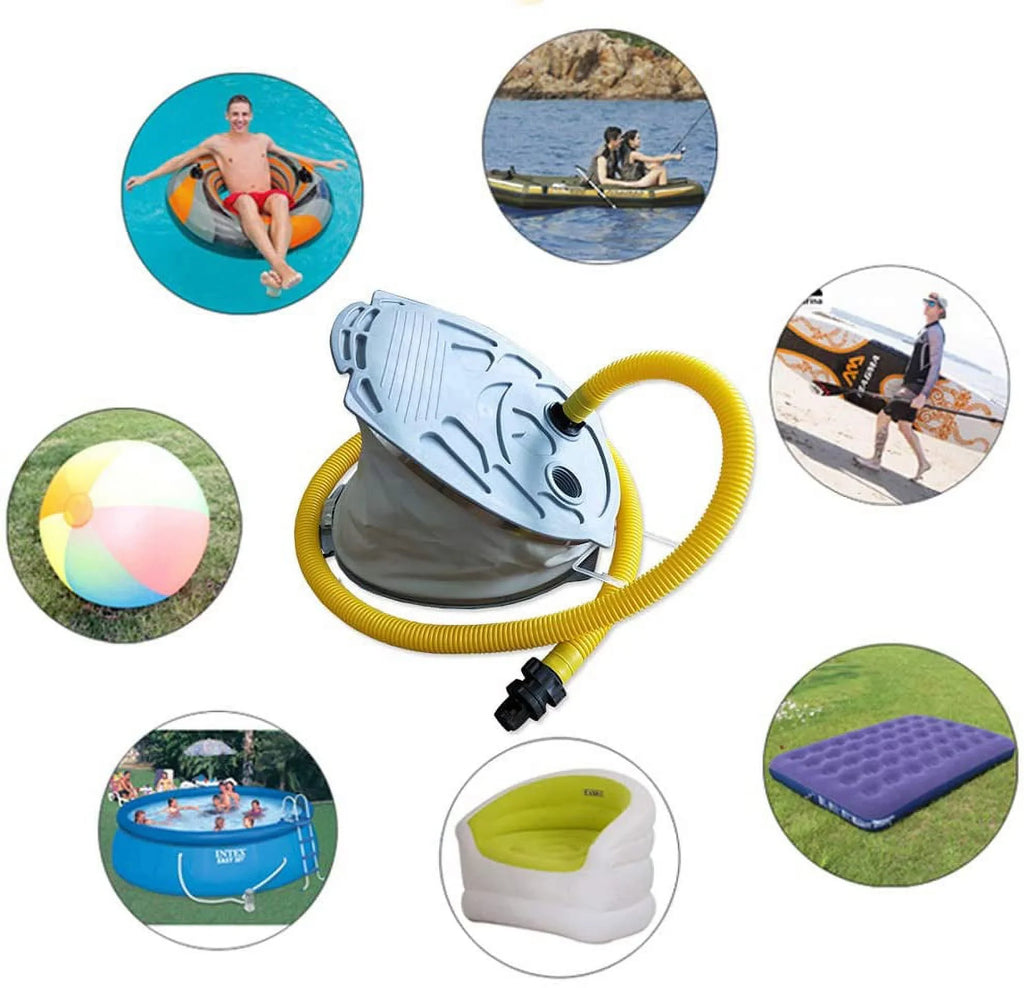 Foot Kayak Pump Inflatable Air , Boat Dinghy Fishing for Air Pump,Portable Accessory Rubber Boat Inflatable Inflatable Pump,Boat