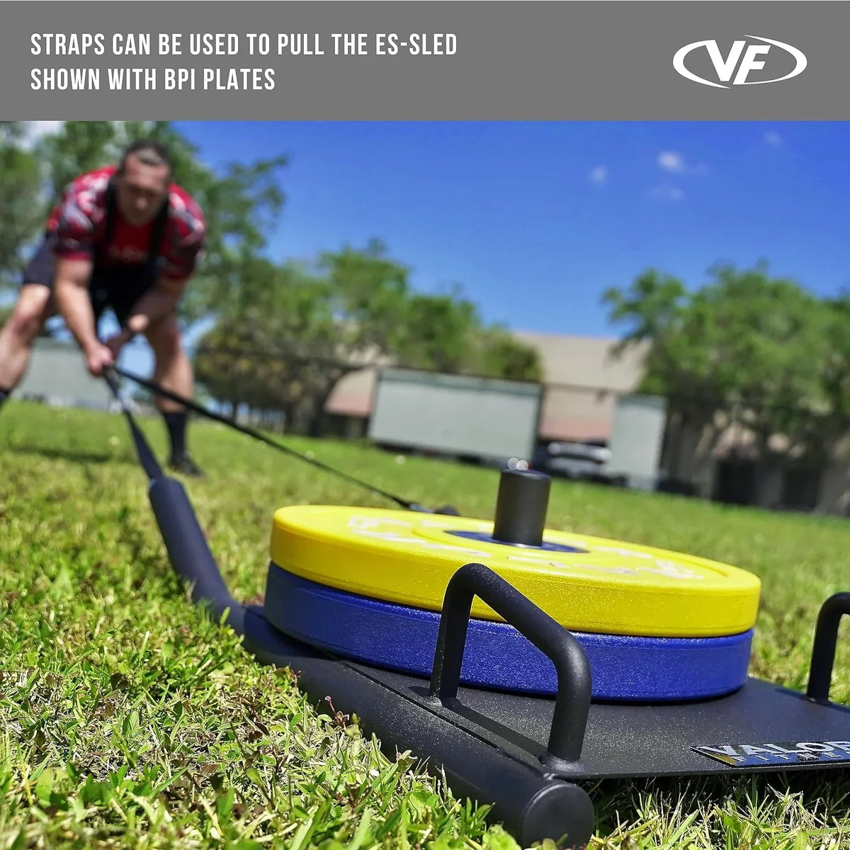 (Push, Straps Sled Sled) Fitness ES-SLED and Pull, with Agility Harness & Drag Valor