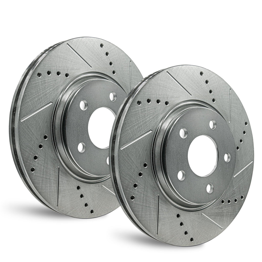 Zinc For Ford Rear Drill/Slot Brake 1998-2002 Ranger Rotors