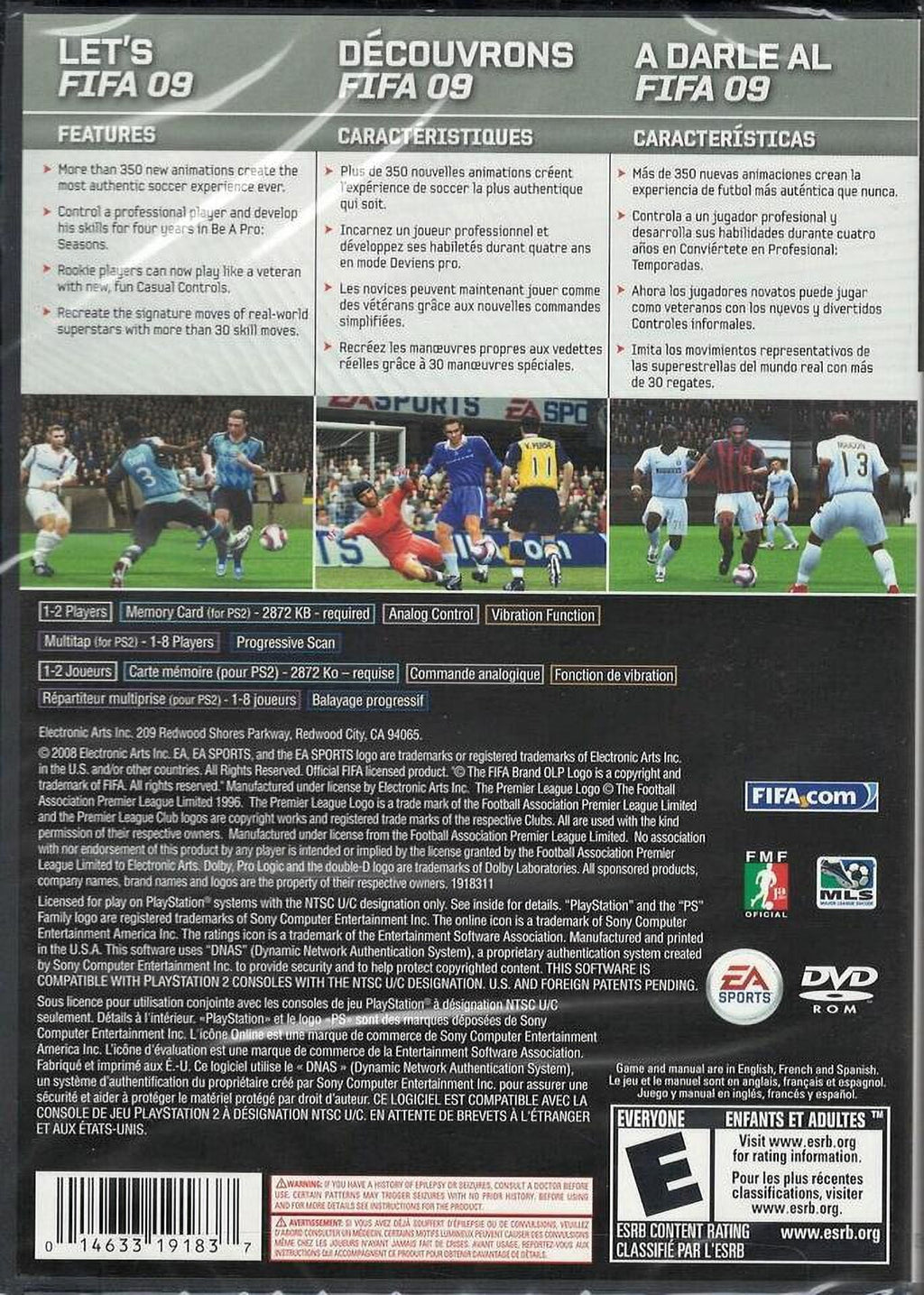 FIFA 2 New US Soccer (Brand Sealed Factory PS2 Playstation 2009 Version)