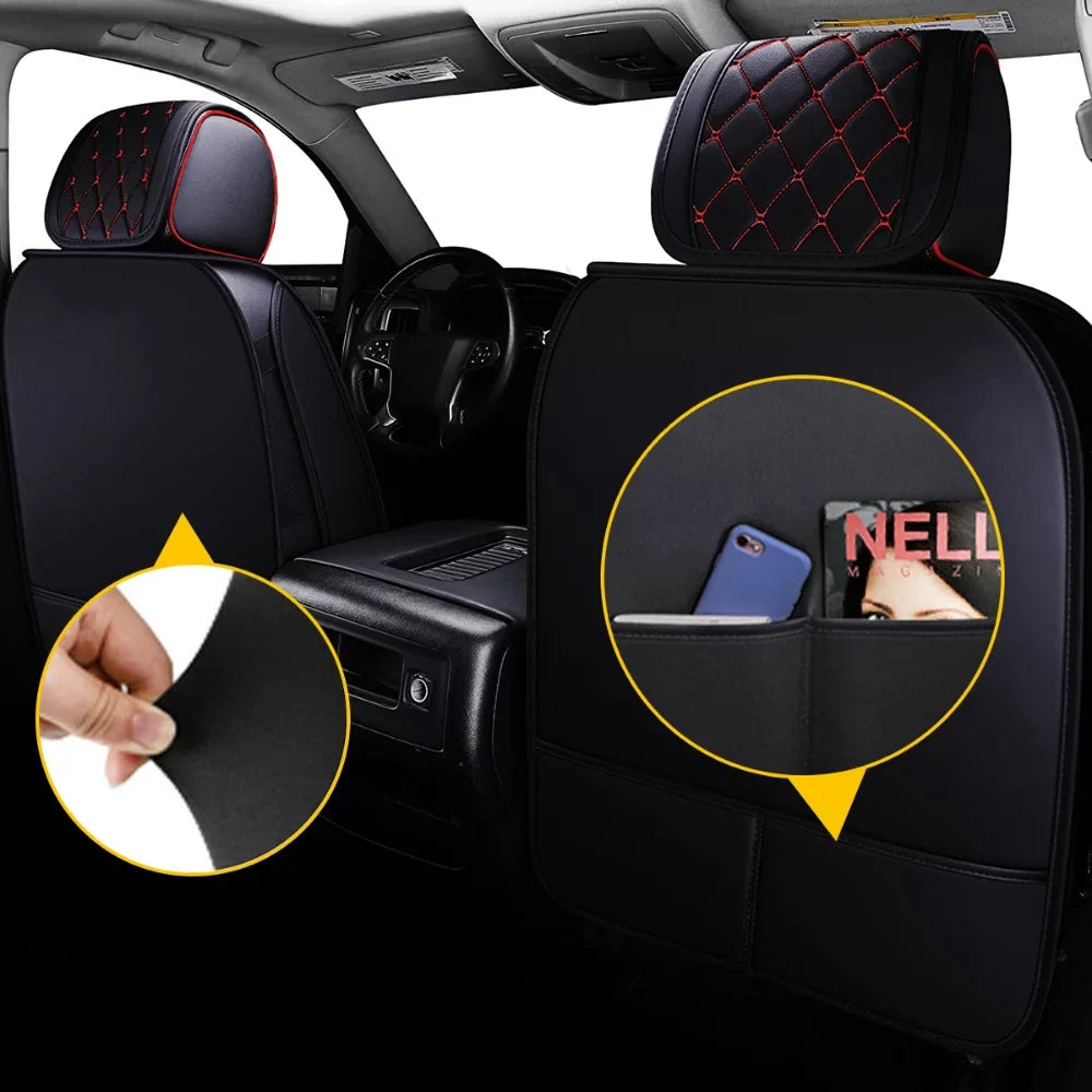3500 Black-Red) Cab Sierra 1500/2500 for Silverado Covers Crew,Double,Extended HD Car Full Seat 2007-2023 Set HD GMC Set, / Truck(Full or Fit Pickup