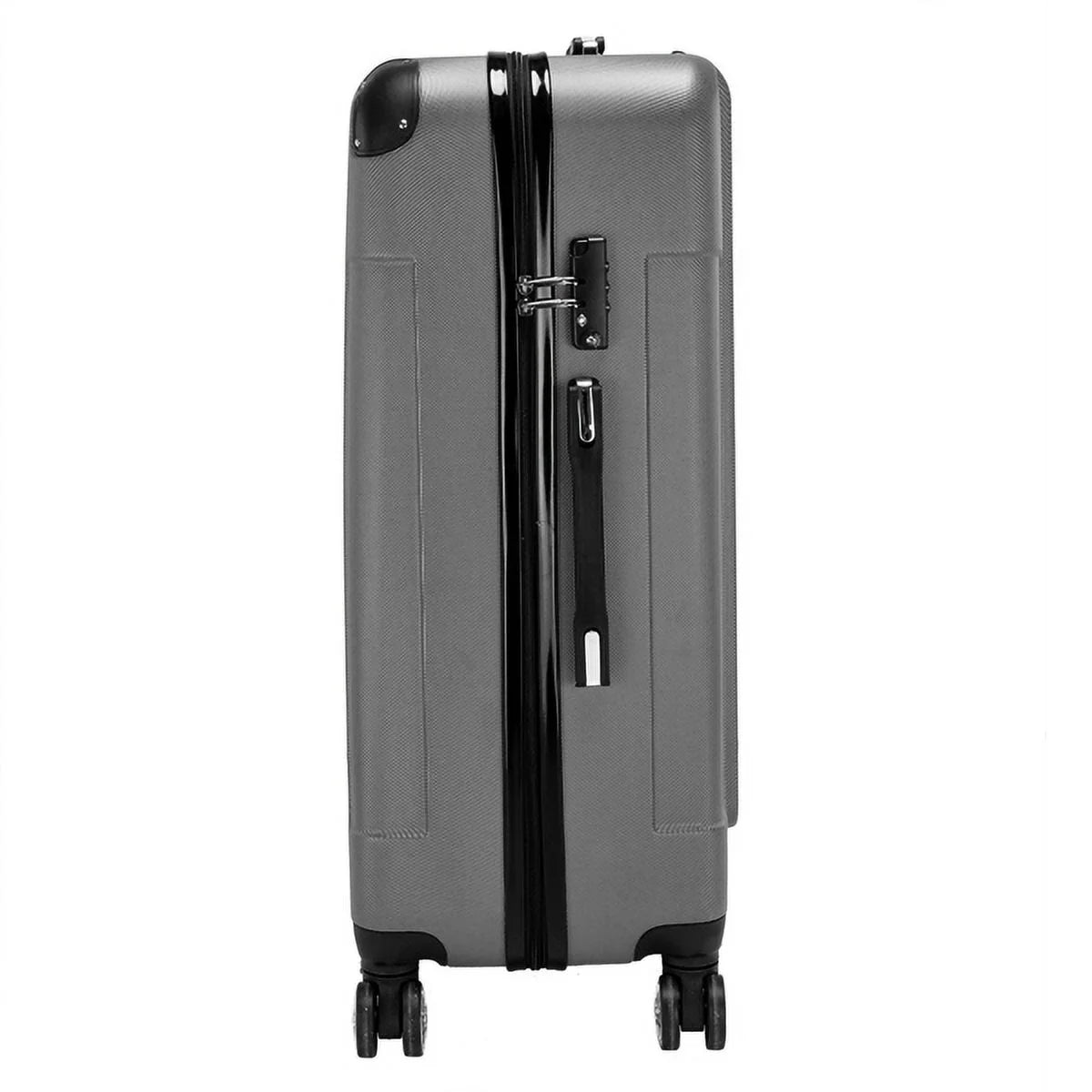 28" 20" - Trolley Case Gray 3-in-1 / Portable Travel Lightweight / Set ABS 24" Suitcase Dark