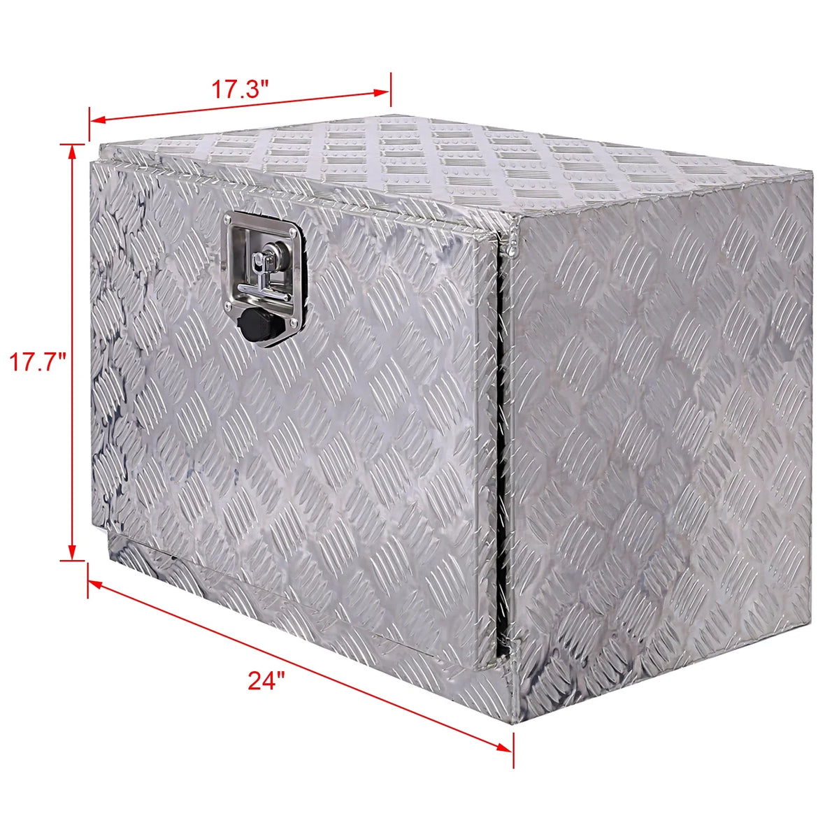 Tool inches Jarbalai Lock Box Box, Silver Trailer Storage Box, Bed 24 Keys, Pickup w/ Underbody Tool Storage Organizer, Truck Box, Aluminum RV Tool Outdoor