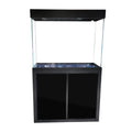 Tempered Glass Black Gallon Aquarium Aqua 100 All-in-one Dream