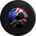 JL Backup for Cover Jeep Futbol Camera American Wrangler Flag 32 Spare Inch Soccer Ball 2019 2018 RV Tire